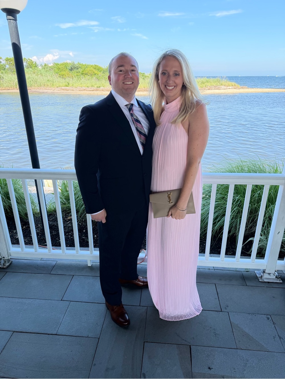 Lulu's Blush Pink Halter Pleated Maxi Dress